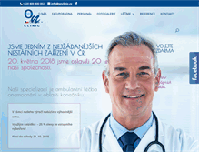 Tablet Screenshot of onclinic.cz